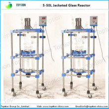 VIP Price 10-150 L laboratory Double jacket Glass Reactor